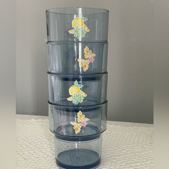 Lilly Pulitzer Pitcher & Cups - Picture 3 of 4